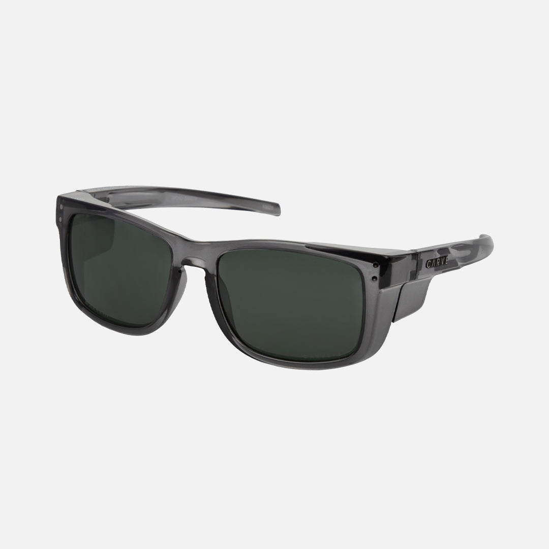 Smoko - Safety Crystal Charcoal Frame - Grey Lens