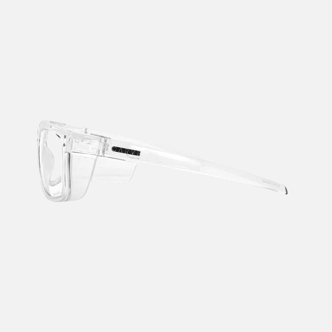 Smoko - Safety Crystal Clear Frame - Clear Lens