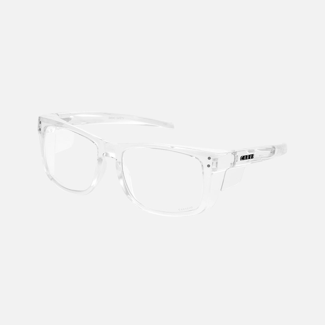 Smoko - Safety Crystal Clear Frame - Clear Lens