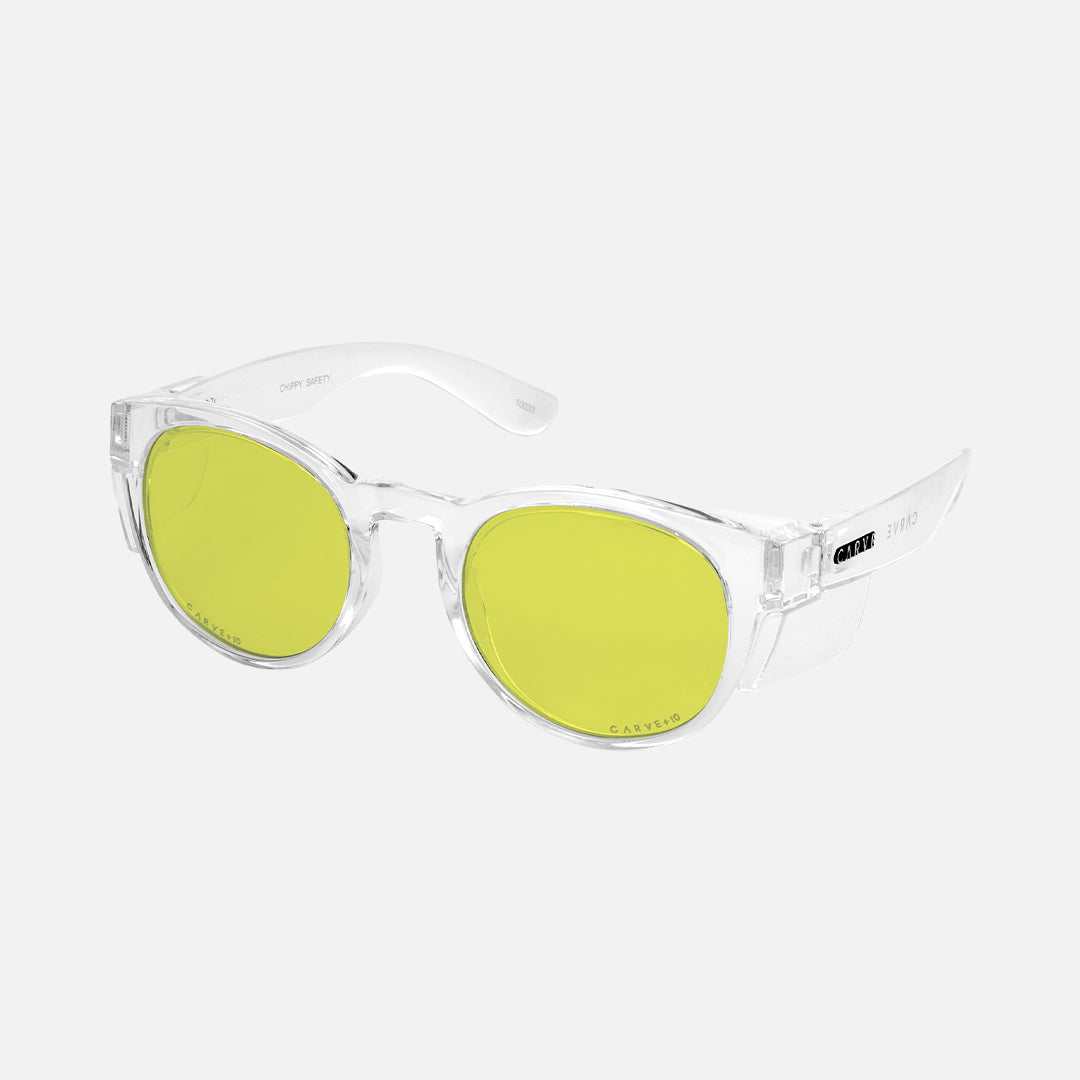 Chippy - Safety Gloss Clear Frame - Yellow Lens