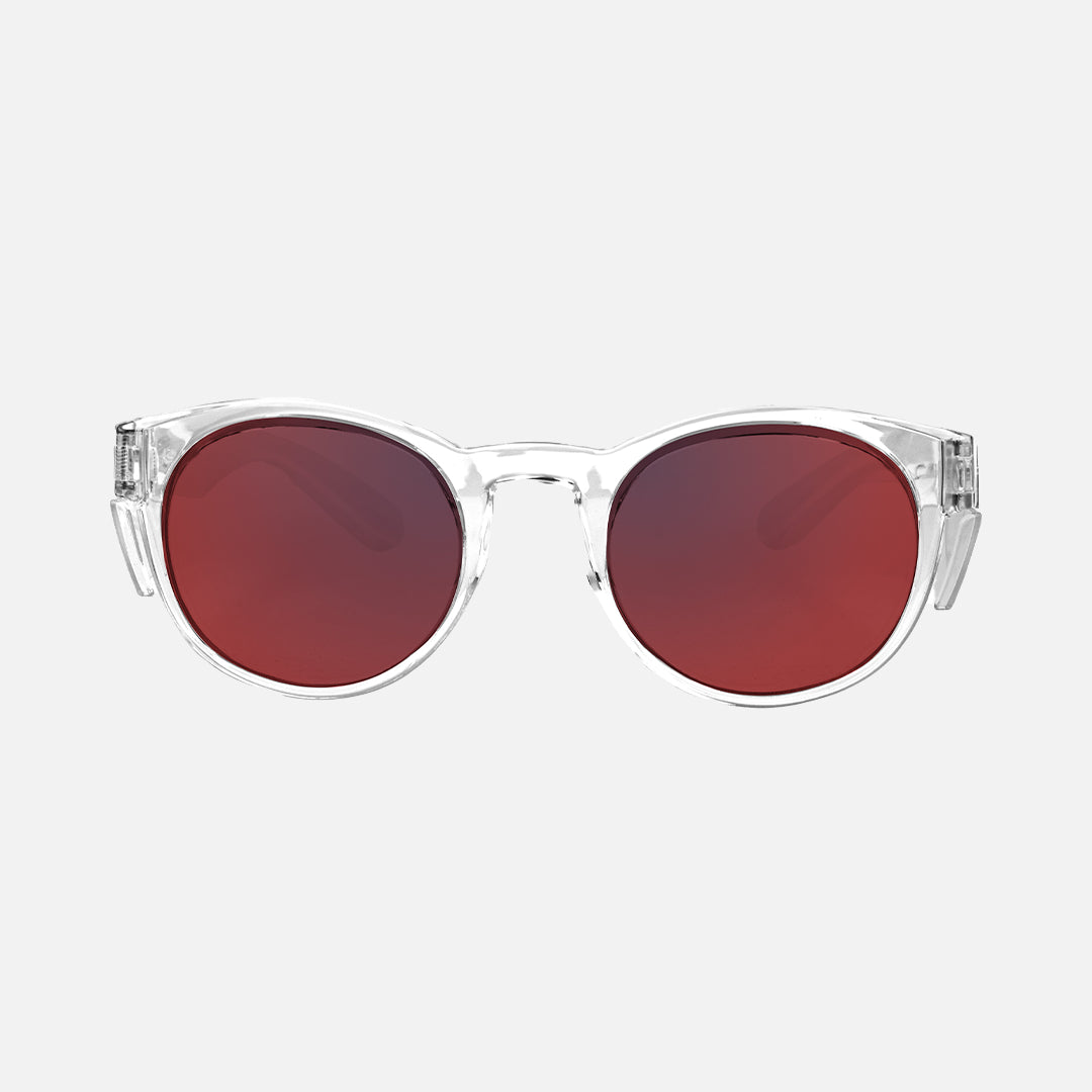 Chippy - Safety Gloss Clear Frame - Grey Polarized Red Iridium Lens