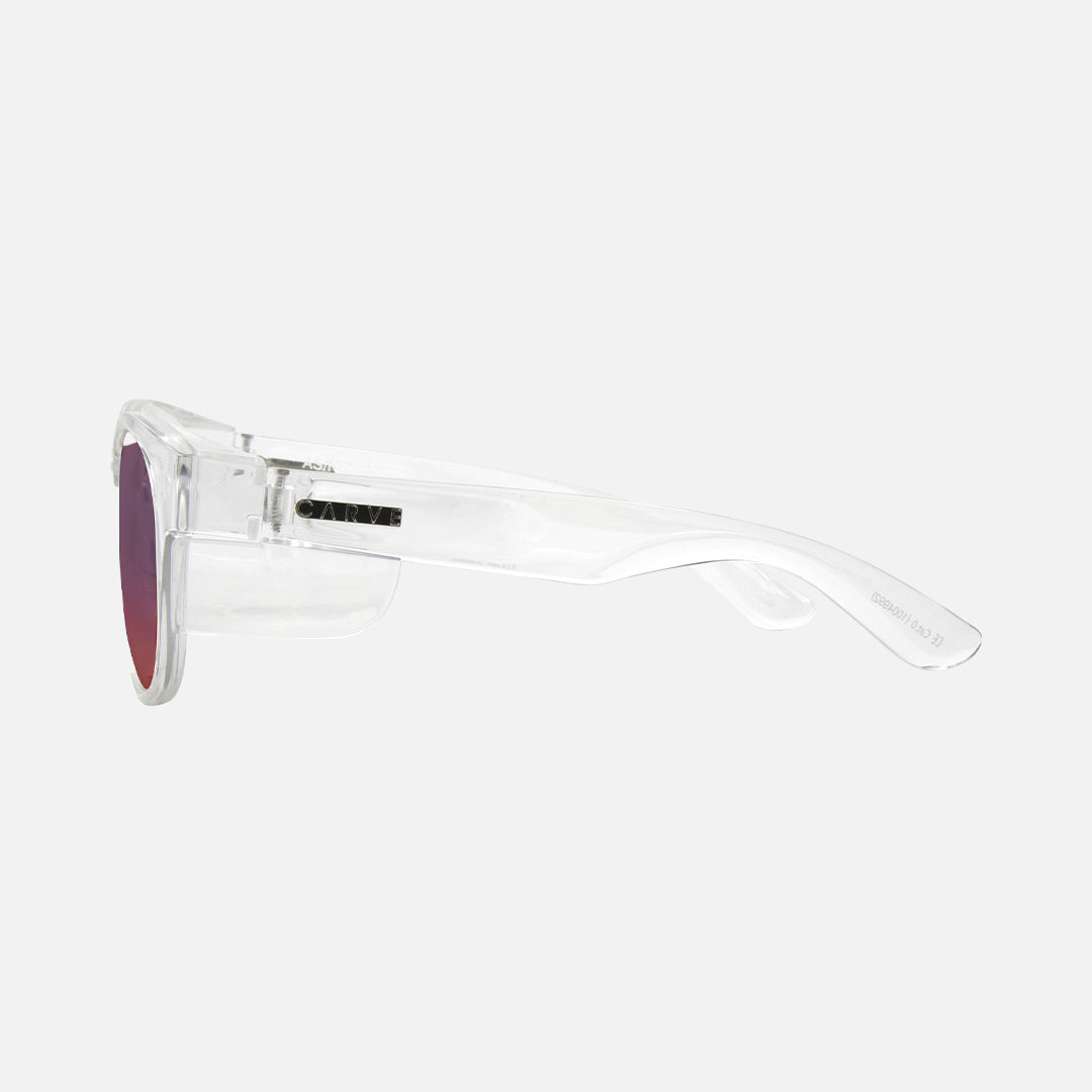 Chippy - Safety Gloss Clear Frame - Grey Polarized Red Iridium Lens