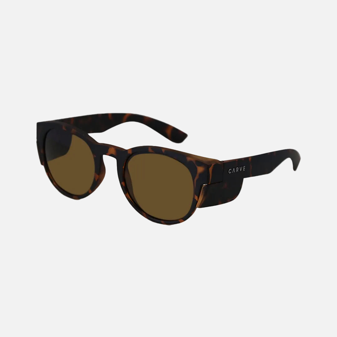CHIPPY SAFETY -  WITH A MATTE TORT FRAME AND BROWN POLARIZED LENS