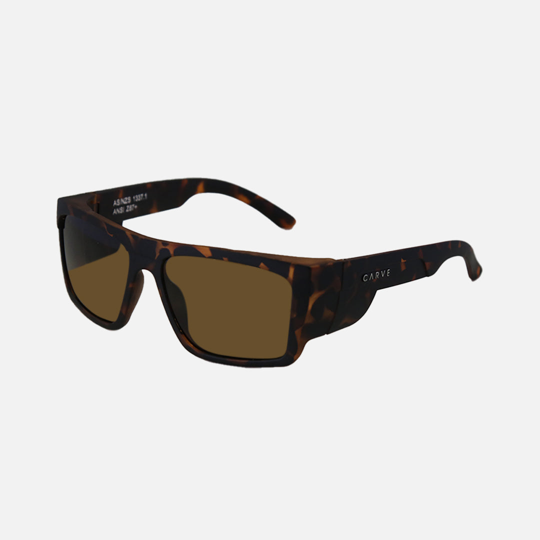 VOLLEY SAFETY - MATTE TORT FRAME WITH BROWN POLARIZED LENS