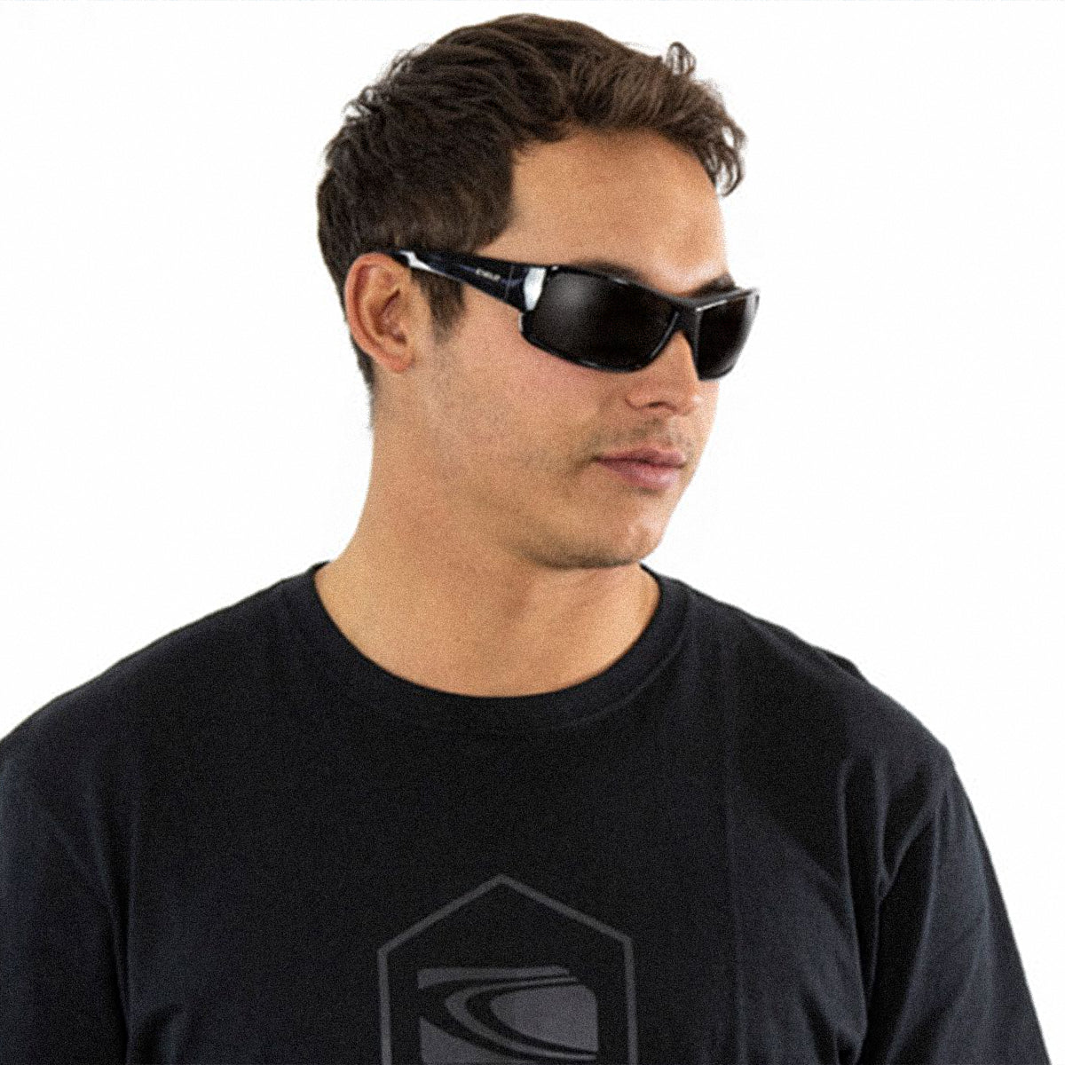 Sonny Black - Polarized Gloss Black Frame Sunglasses
