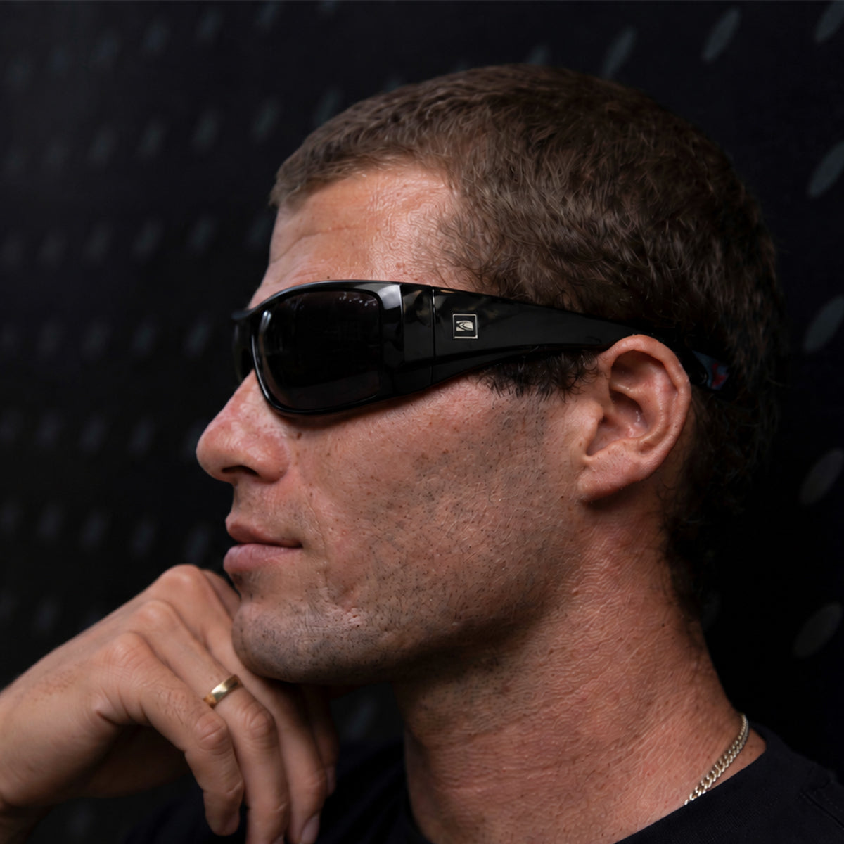 Wolfpak - Polarized Gloss Black Frame Sunglasses