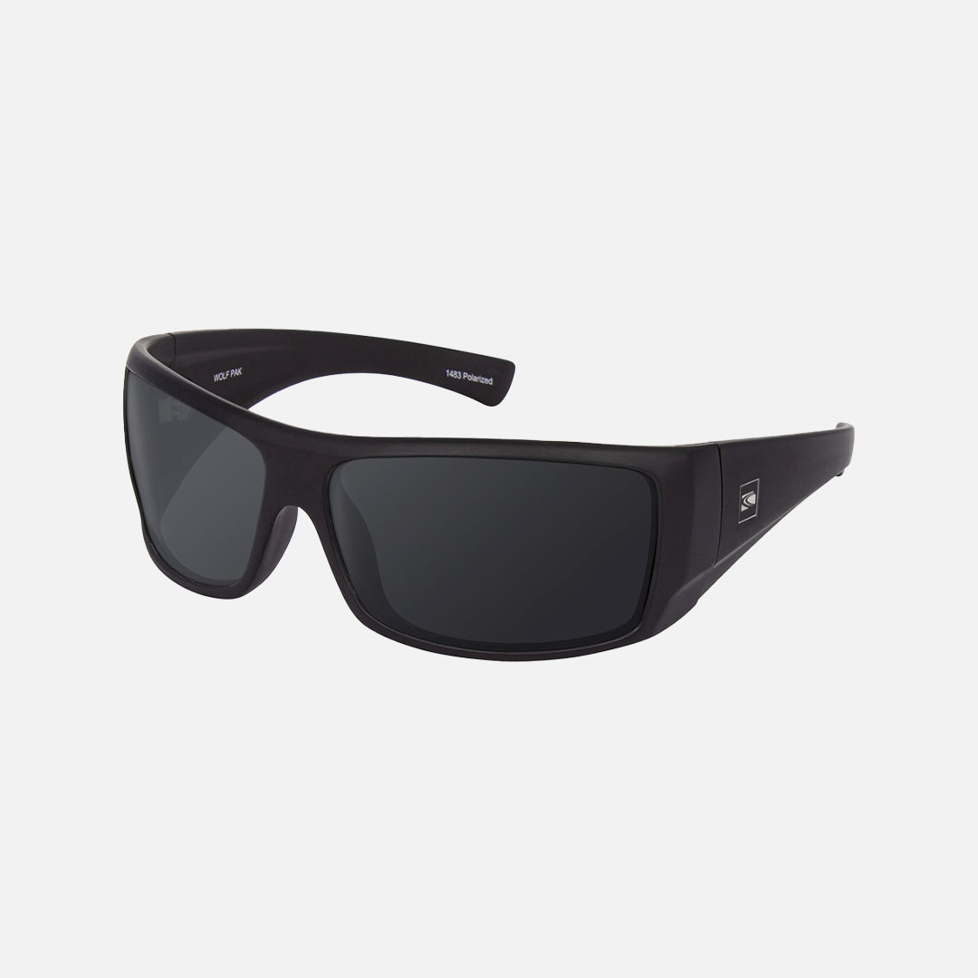 Wolfpak - Polarized Matt Black Frame Sunglasses