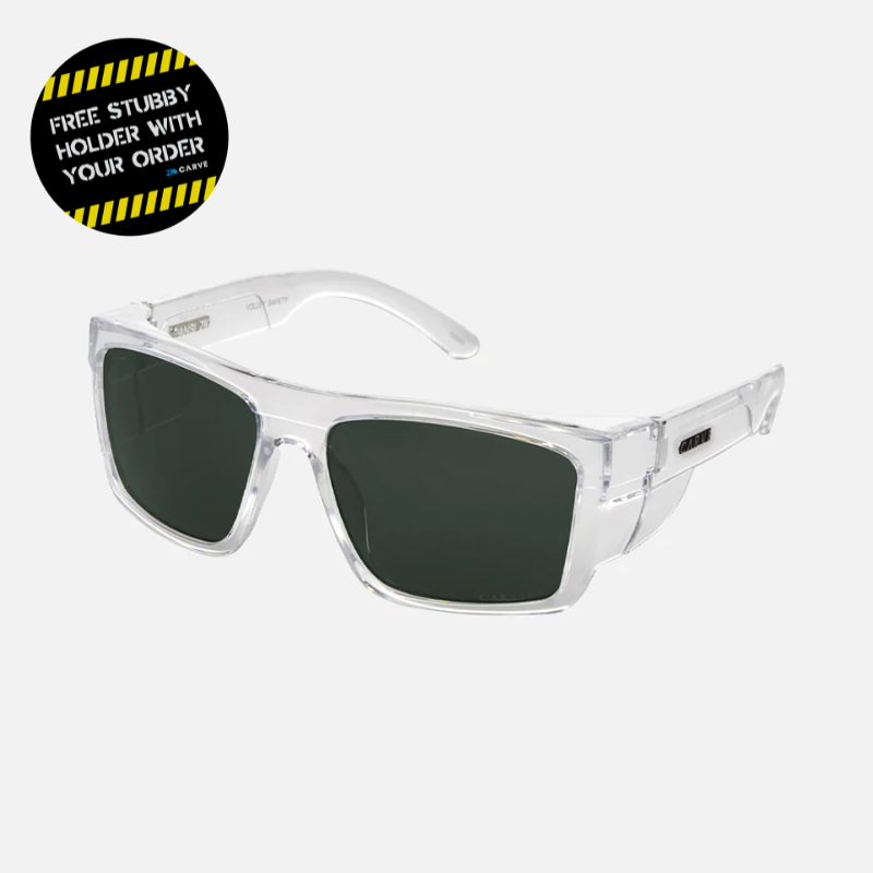 Volley - Safety Gloss Clear Frame Grey Lens