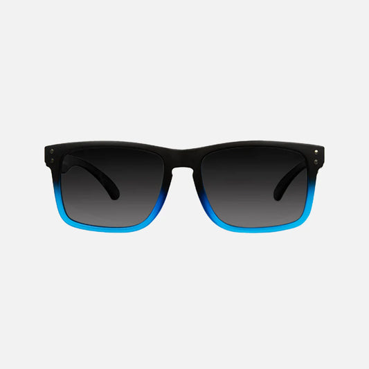 Goblin - Polarized Matt Black / Blue Frame Sunglasses