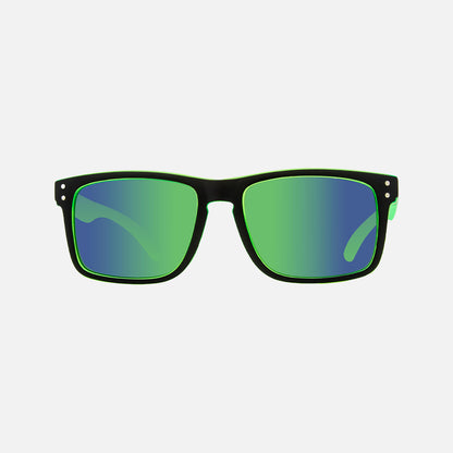 Goblin - Polarized Iridium Matt Black / Green Frame Sunglasses