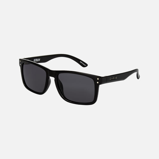 Goblin - Polarized Gloss Black Frame Sunglasses