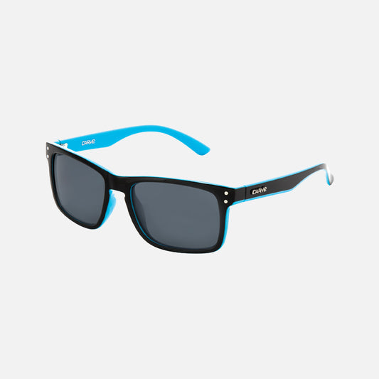 Goblin - Polarized Gloss Black / Blue Frame Sunglasses