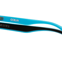 Goblin - Polarized Gloss Black / Blue Frame Sunglasses