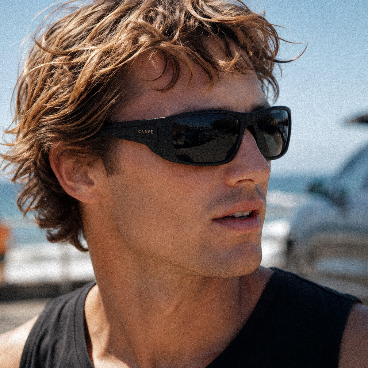 Demolition - Matt Black Frame with grey Polarized Lens