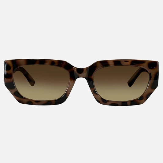 Vinca - Gloss Creamy Tort Frame Gradient Brown Lens
