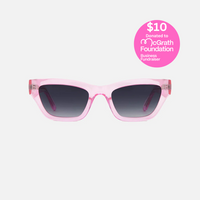 Valencia - Gloss Translucent Pink Gradient Grey Lens
