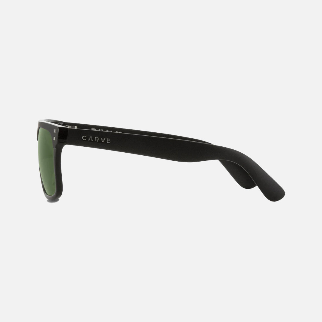 Rivals - Combination Gloss And Matte Black Frame with Green Polarized Lens