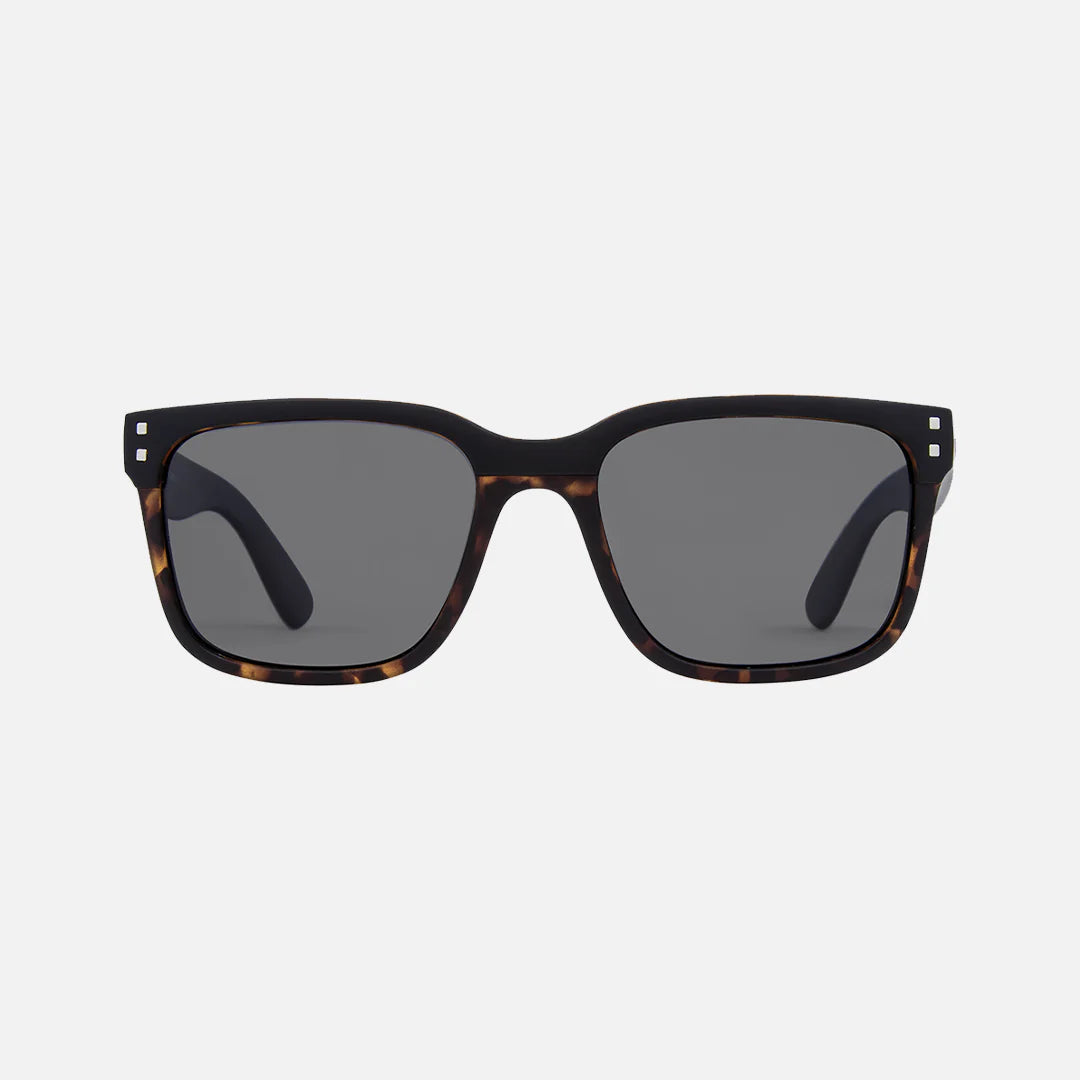 Rivals - Matt Black Tort Frame with Grey Polarized Lens