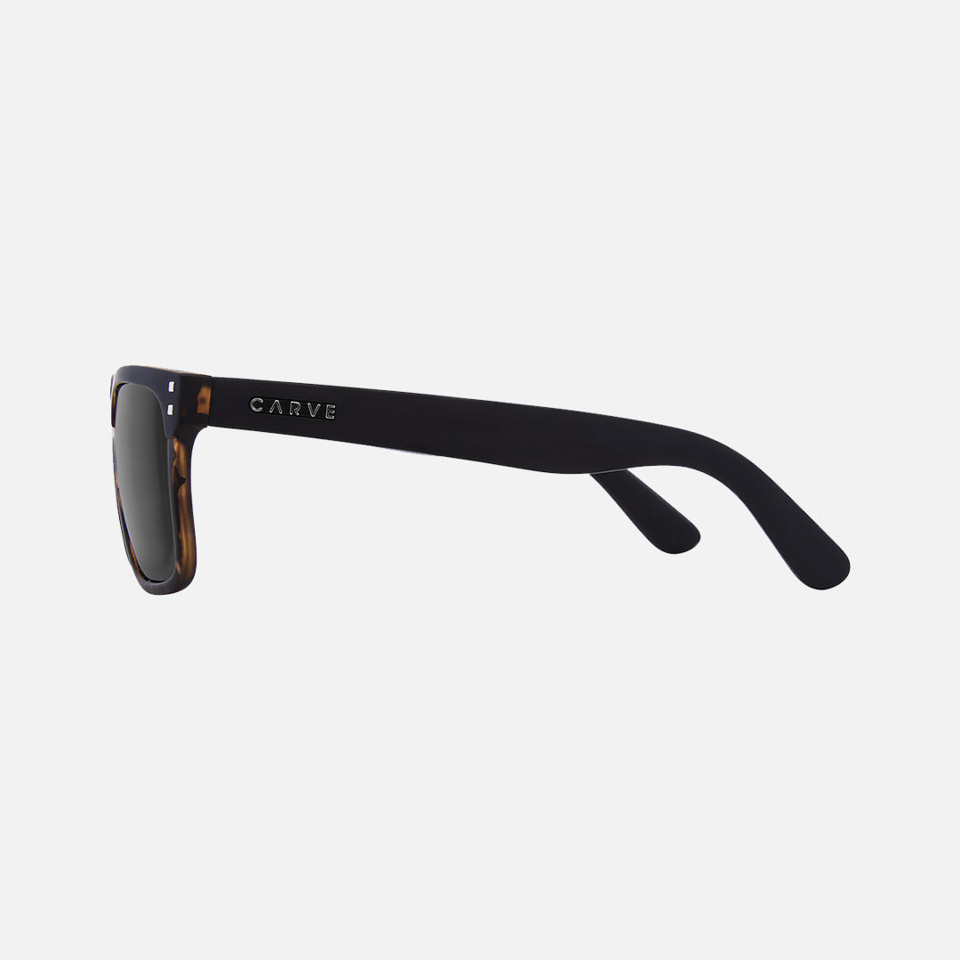 Rivals - Matt Black Tort Frame with Grey Polarized Lens