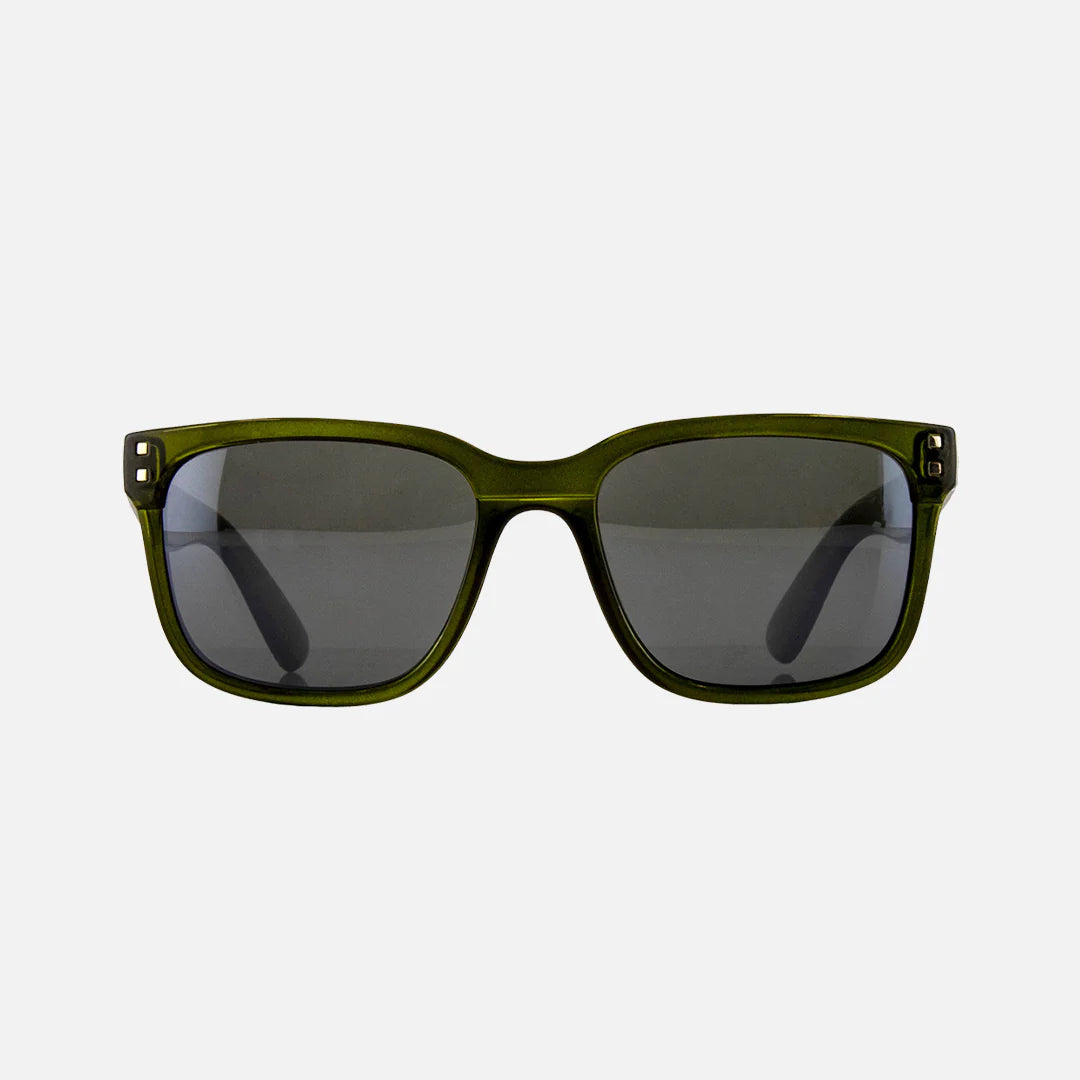 Rivals - Gloss Crystal Forest Recycled Frame with Grey Polarized Lens