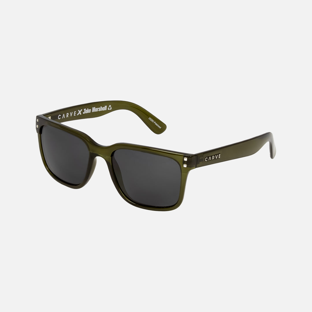 Rivals Jake Marshall - Recycled Gloss Crystal Forest Frame with Grey Polarized Lens