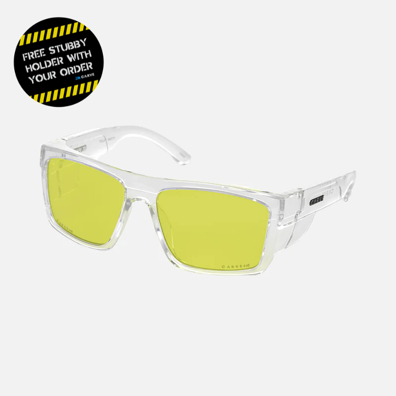 Volley - Safety Gloss Clear Frame - Yellow Lens