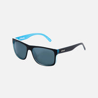 Crimson - Polarized Matt Black / Cyan Frame Sunglasses