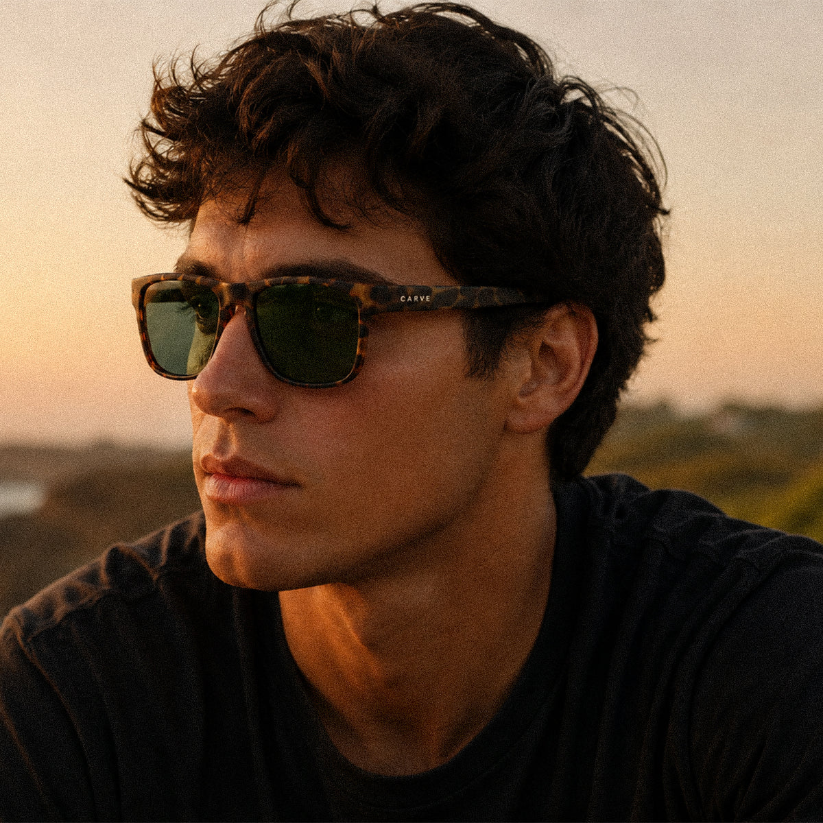 Vendetta - Matte Tort Frame Green Lens