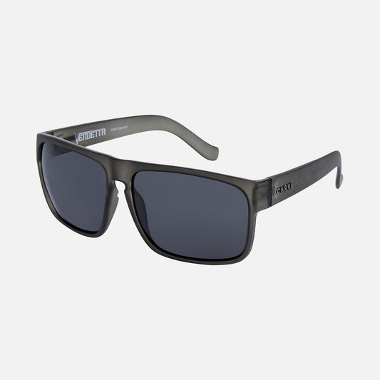 Vendetta - Matte Translucent Gray Frame Gray Polarized Lens