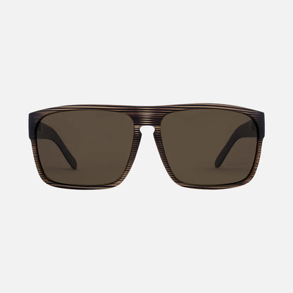 Vendetta - Matt Brown Translucent Streak Frame Brown Polarized Lens