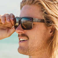 Vendetta - Matt Brown Translucent Streak Frame Brown Polarized Lens