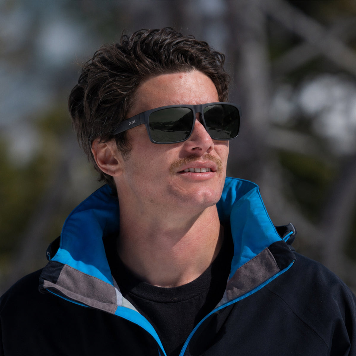 Vendetta - Matte Black Frame Green Polarized Lens