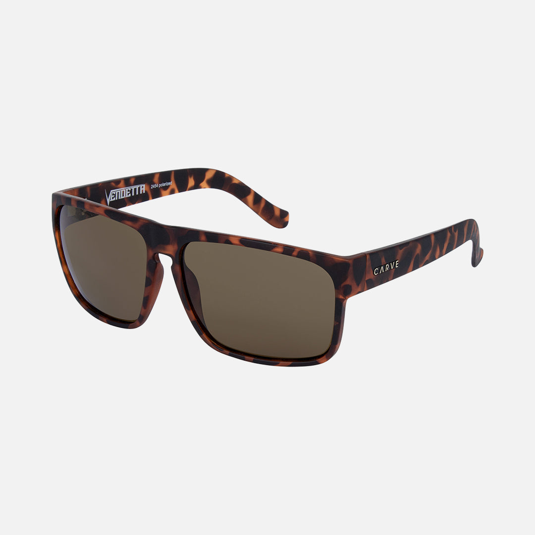 Vendetta - Matte Tort Frame Brown Polarized Lens