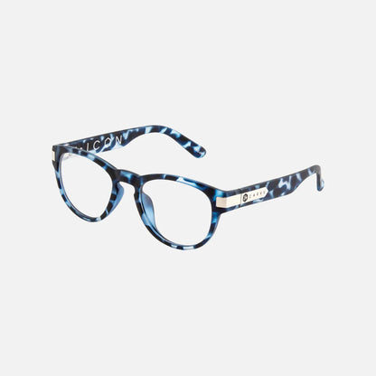 Icon - Blue Light Blue Tort Frame Glasses