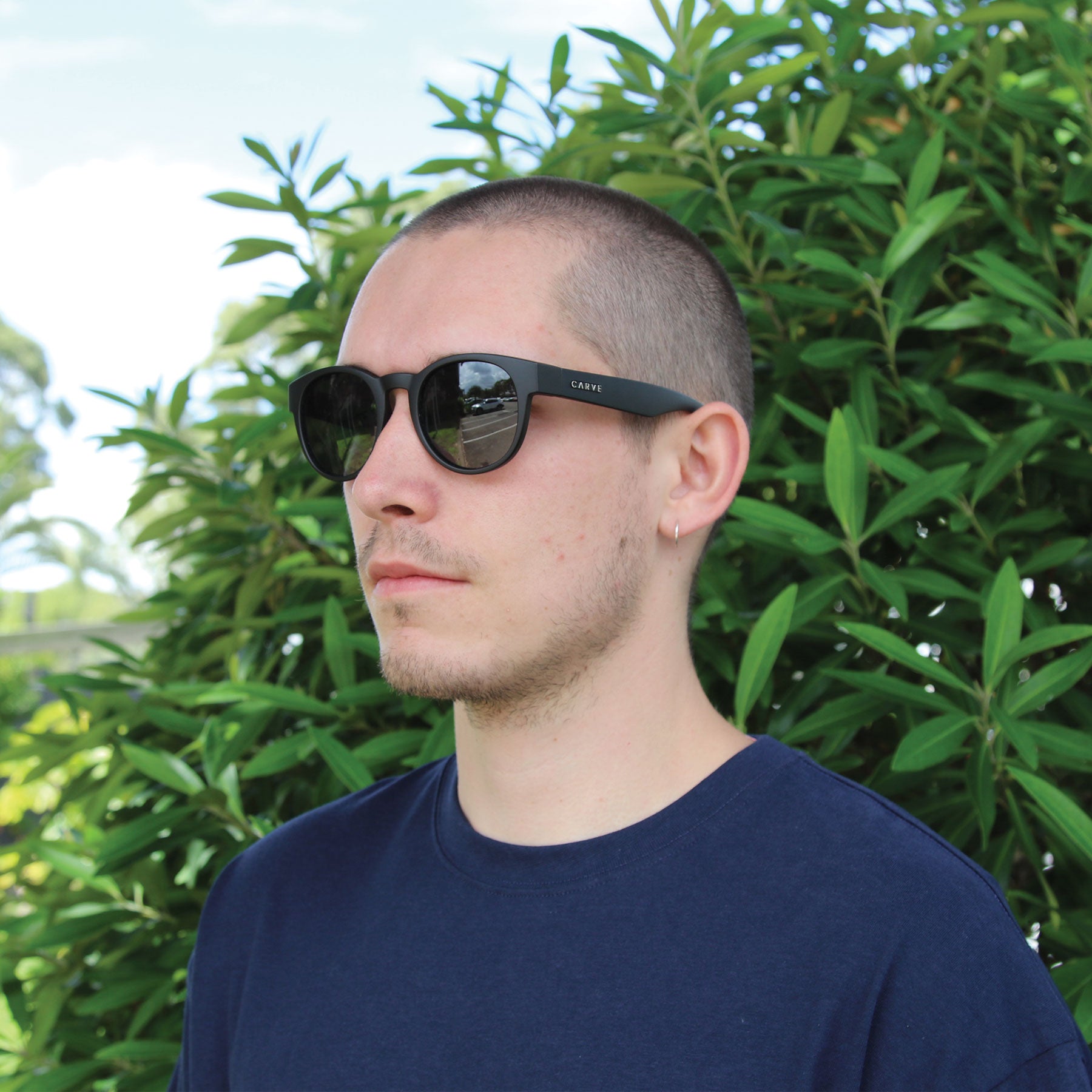 CHIPPY - Matte Black Frame, Grey Polarised