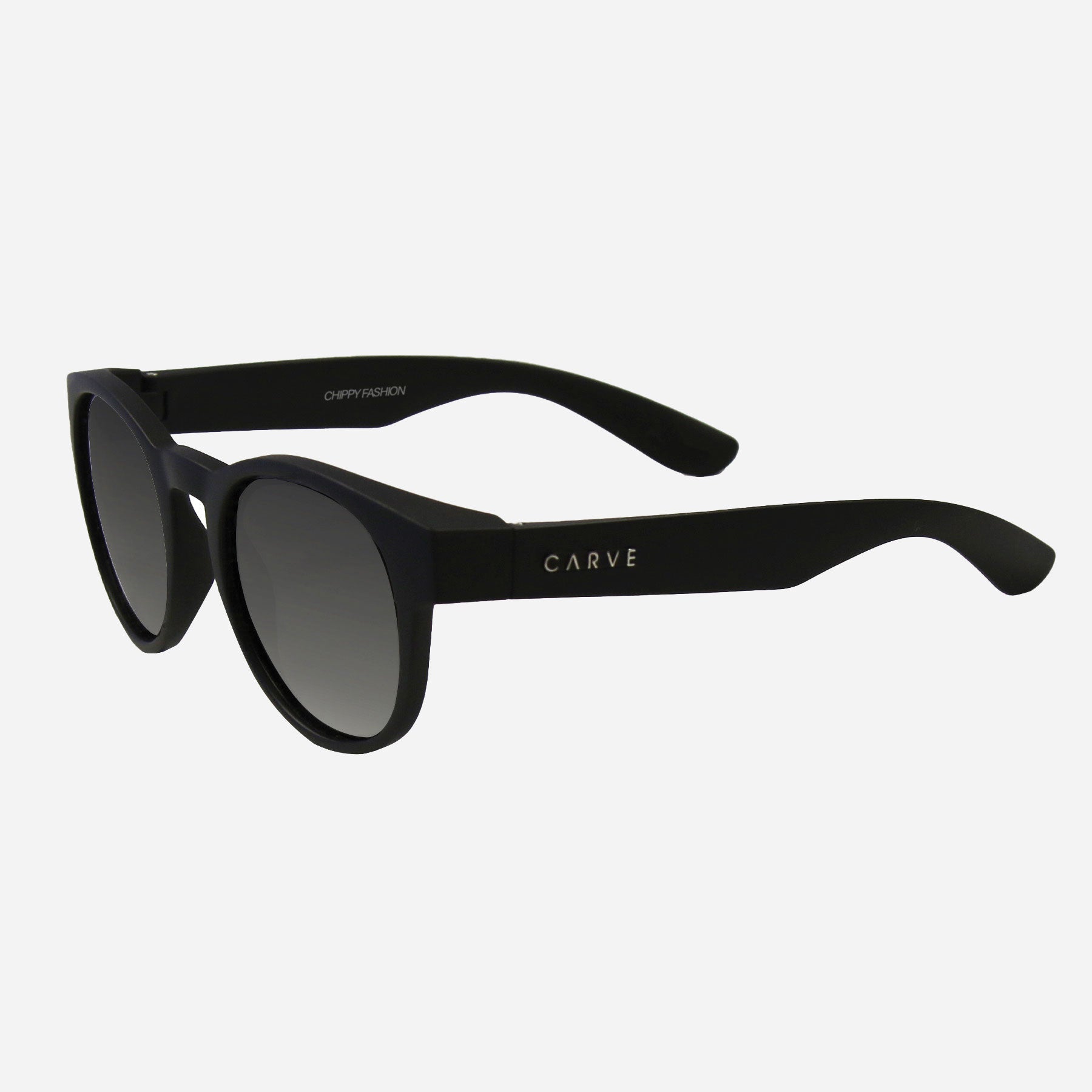 CHIPPY - Matte Black Frame, Grey Polarised
