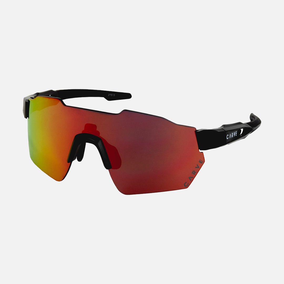 Level Up - Frame: Matte Black <br> Lens: Grey with External Red Iridium