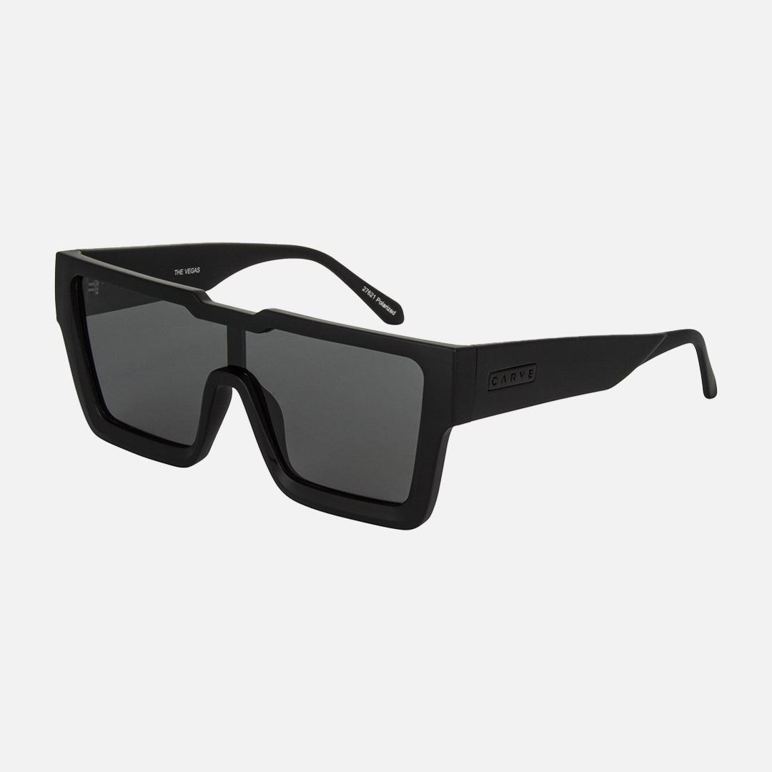 The Vegas - Matt Black Frame with Grey Polarized Lens