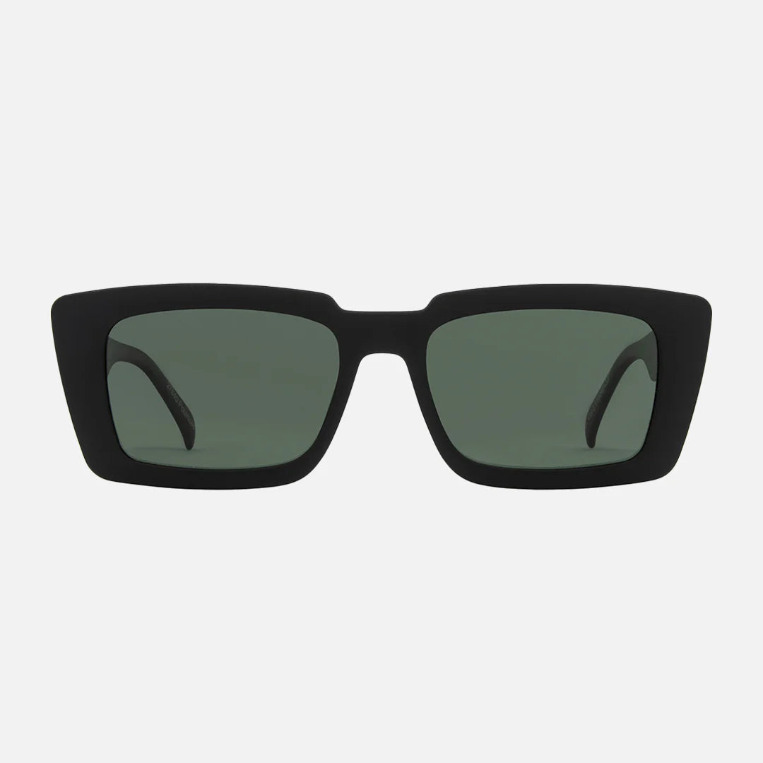 Ziggy - Matt Black Frame Green Polarized Lens