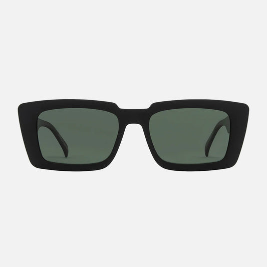 Ziggy - Matt Black Frame Green Polarized Lens