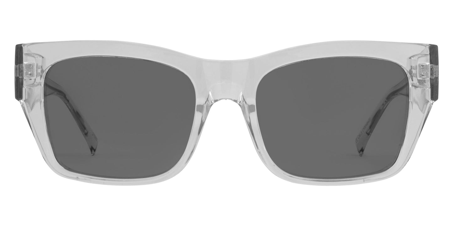 Zeus - Crystal Clear Frame with Grey Lens