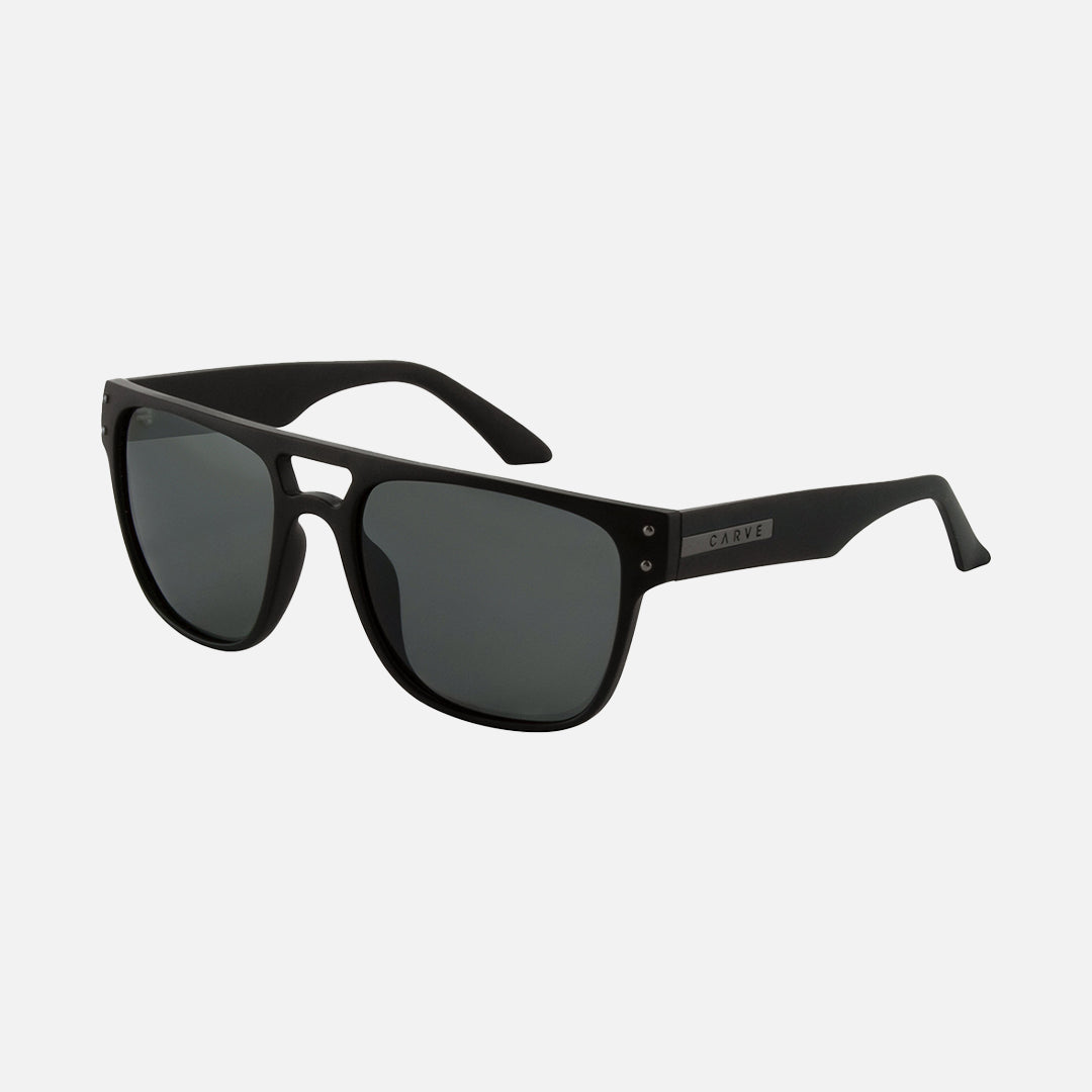 The Hub - Matt Black Grey Polarized Lens