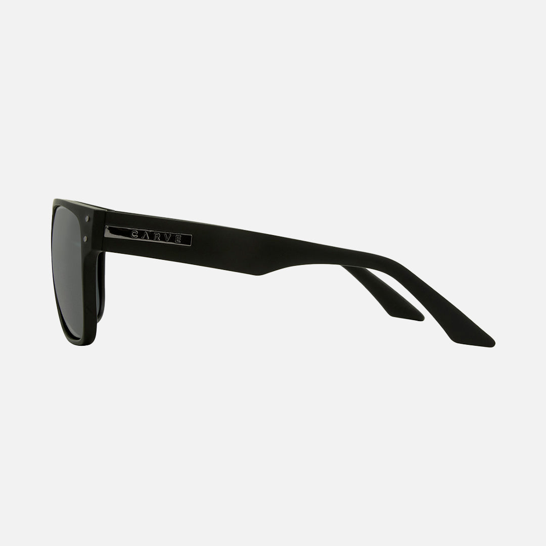 The Hub - Matt Black Grey Polarized Lens