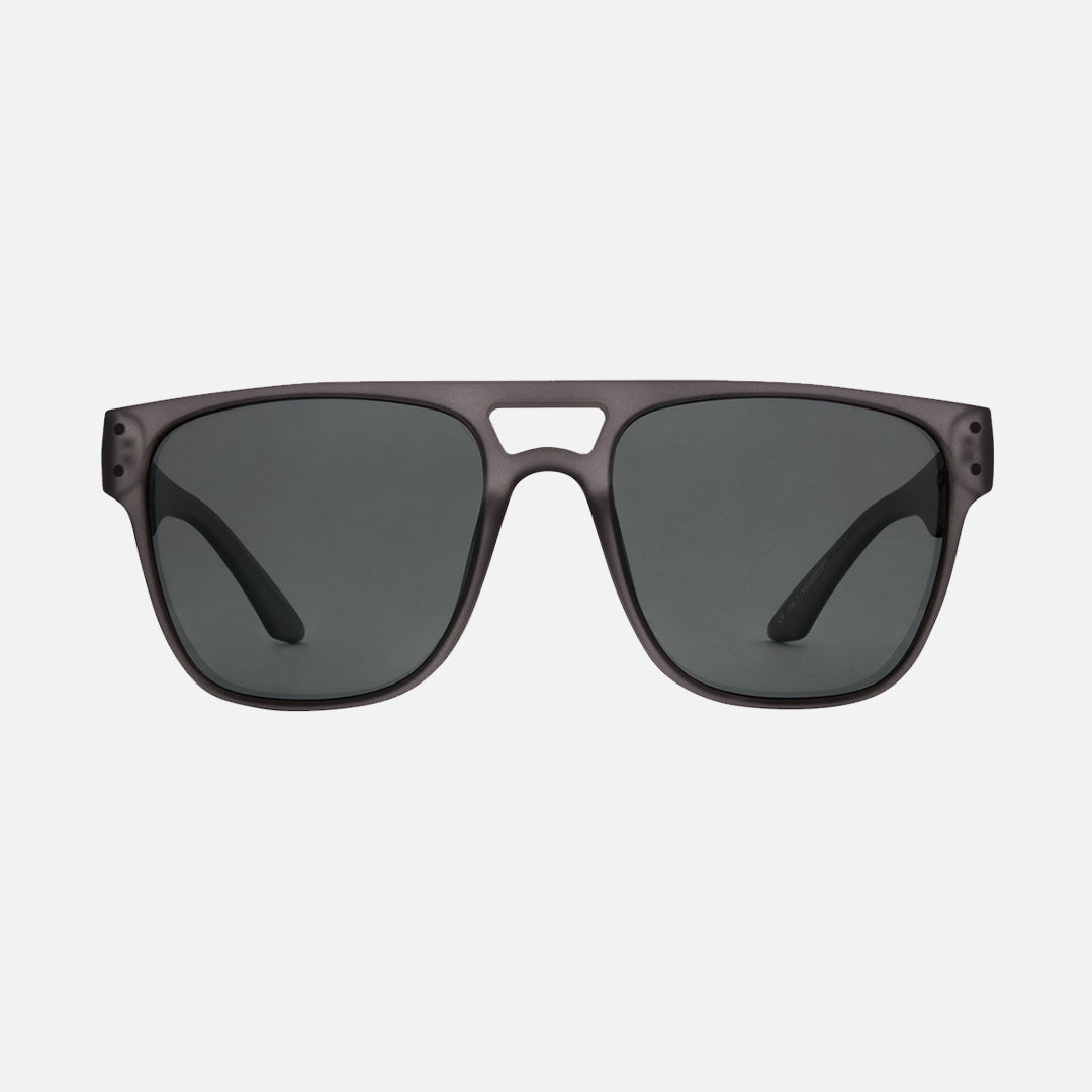 The Hub - Matt Translucent Charcoal Grey Polarized Lens