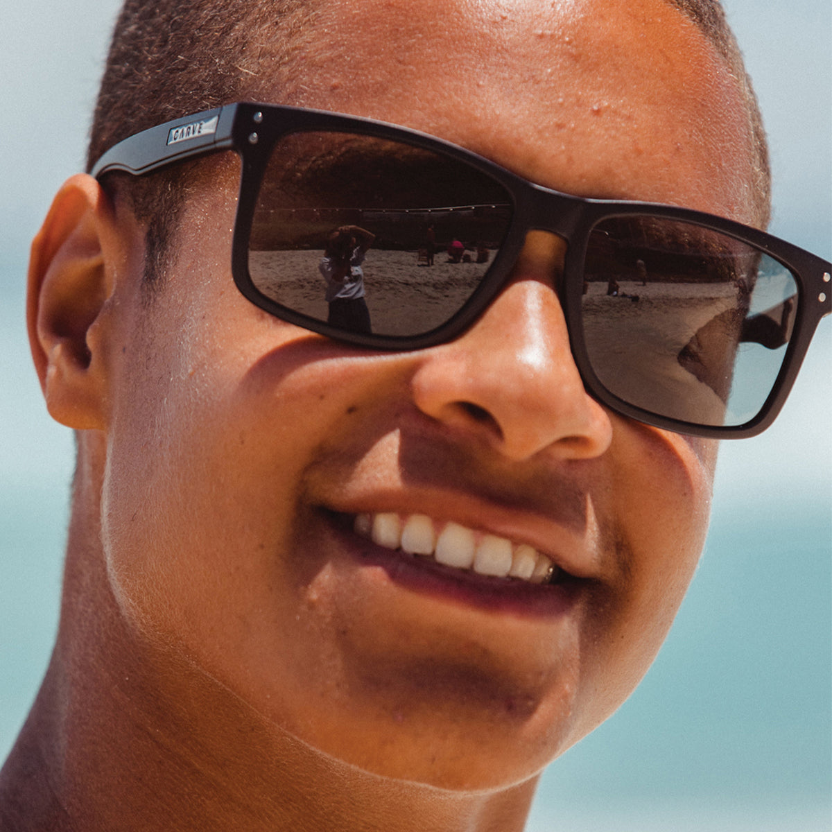 Rivals XL - Matte Translucent Brown Frame with Brown Polarized Lens