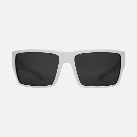 Sanada - Matt White Frame with Grey Lens