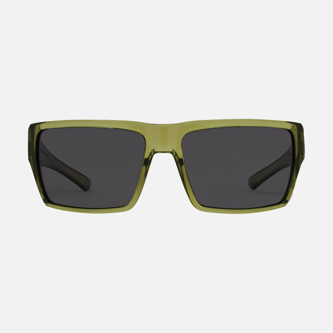 Sanada - Gloss Crystal Chartreuse Frame with Grey Polarized Lens