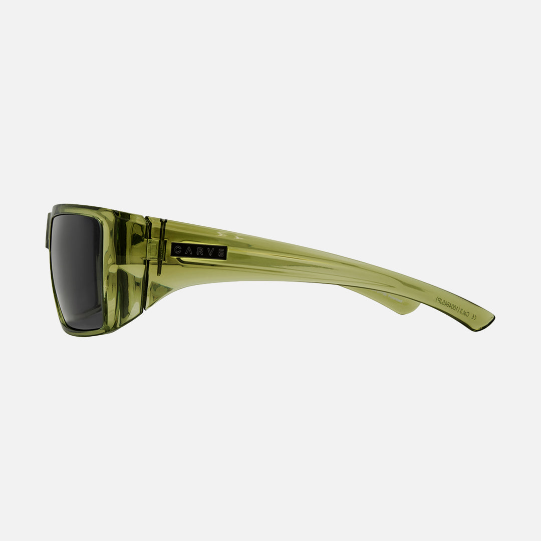 Sanada - Gloss Crystal Chartreuse Frame with Grey Polarized Lens