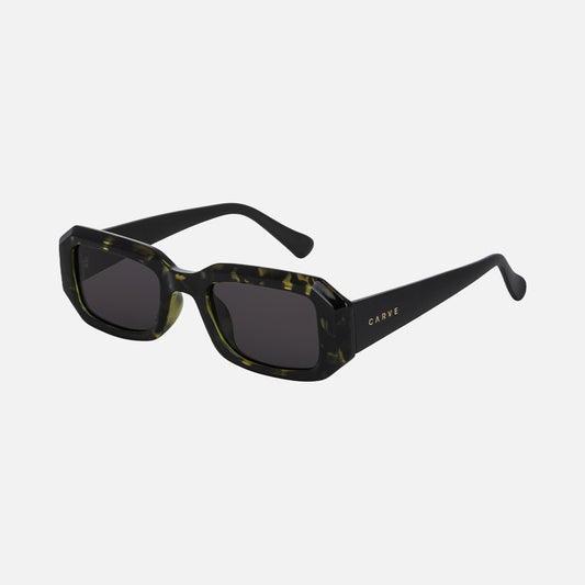 Asher - Gloss Fire Tort front & Matt Back Temple with Grey Lens