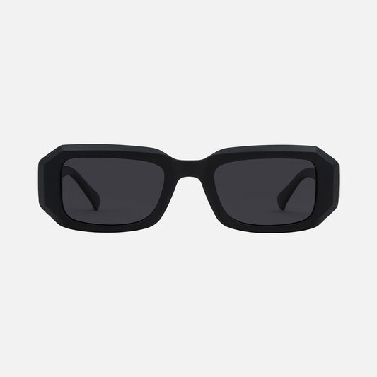 Asher - Matt Black Frame with Grey Polarized Lens